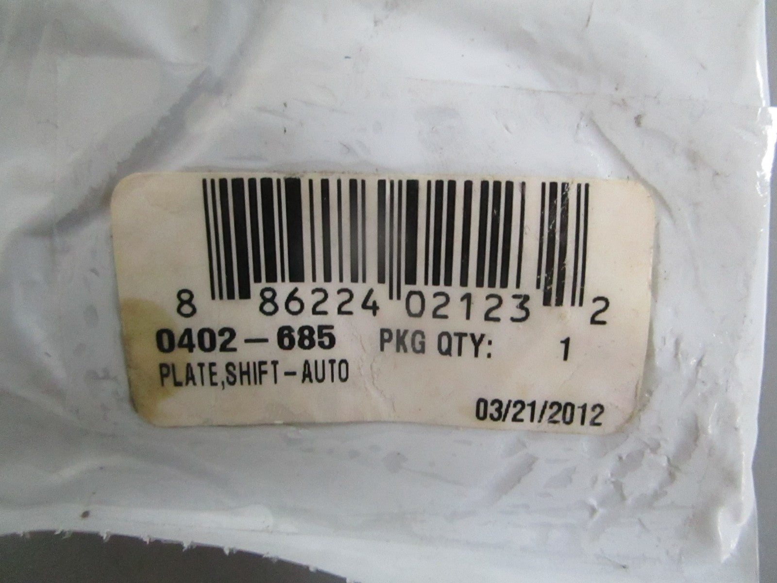 NEW OEM 0402-685 Arctic Cat Auto Shift Plate 0820