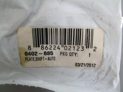 NEW OEM 0402-685 Arctic Cat Auto Shift Plate 0820