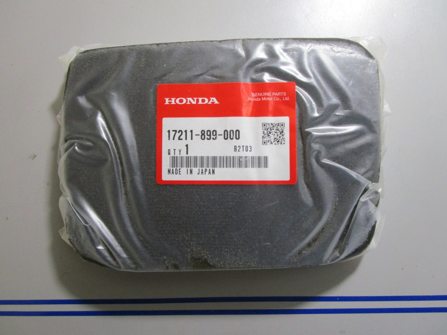 *NEW OEM* 0810 Honda Foam Air Filter 17211-899-000