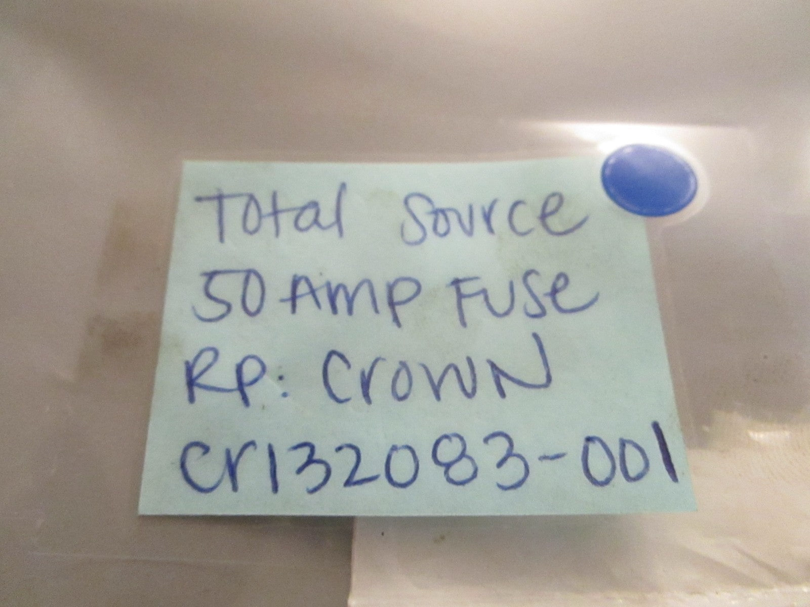 NEW Replaces: Crown CR132083-001 Total Source 50 AMP Fuse 0720