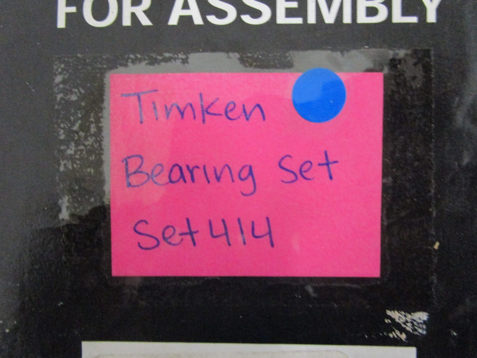 *NEW* 0820 Timken Bearing Set Set414