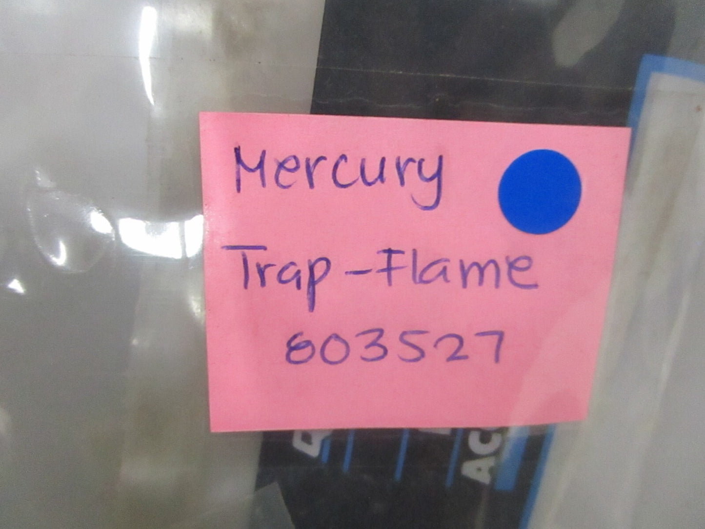 *NEW OEM* 0780 Mercury Quicksilver Trap-Flame 803527