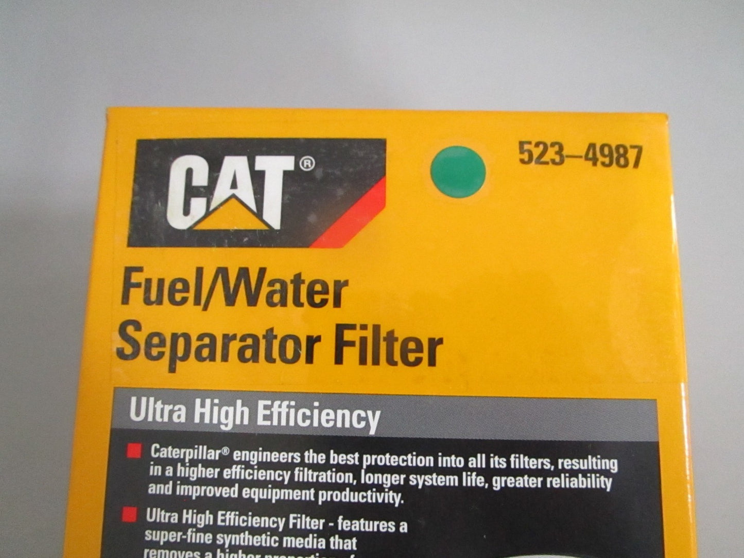 Caterpillar 523-4987 Ultra High Efficiency Fuel Water Separator C7.1 NEW OEM 082