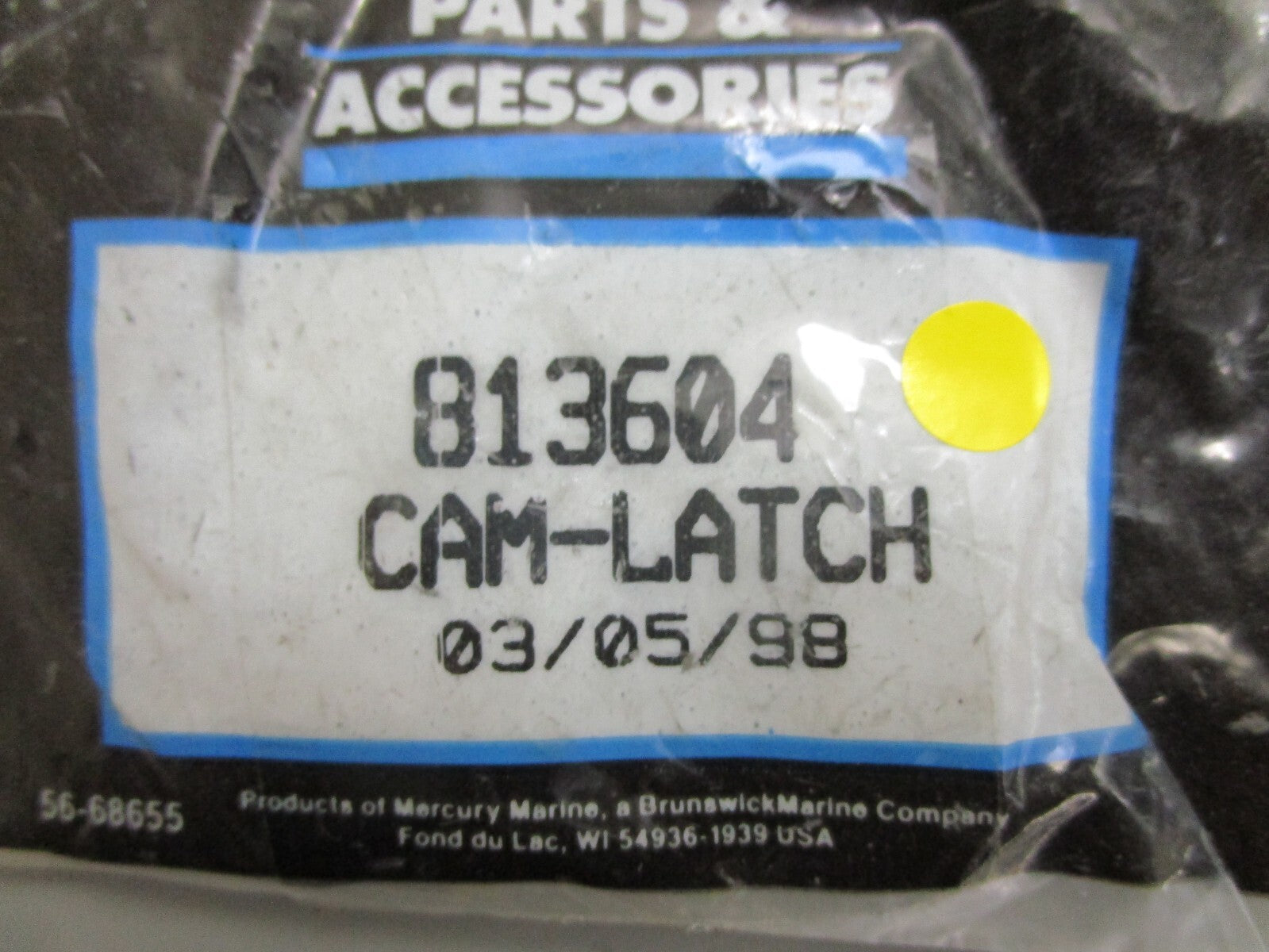 *NEW OEM* 0810 Mercury Quicksilver Latch Cam 813604