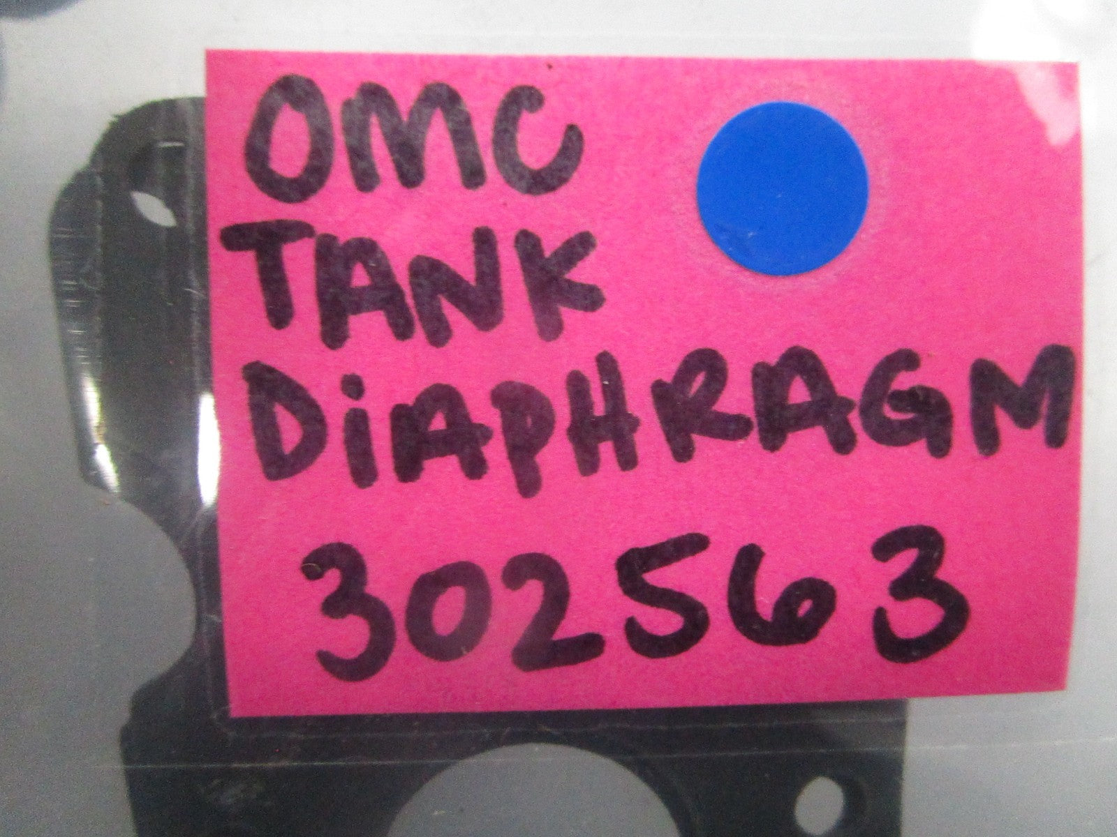 *NEW OEM* 0810 OMC Johnson Evinrude Tank Diaphragm 302563 0302563