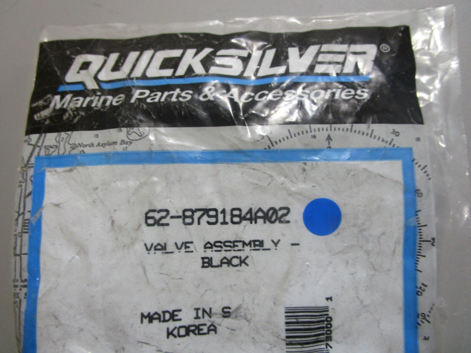 *NEW OEM* 0810 Mercury Quicksilver Black Valve Assembly 62-879184A02