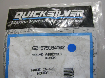 *NEW OEM* 0810 Mercury Quicksilver Black Valve Assembly 62-879184A02