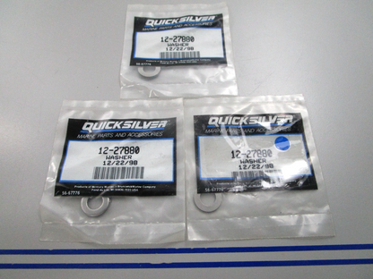 NEW OEM (LOT OF 3) 12-27880 Mercury Quicksilver Washer 0810