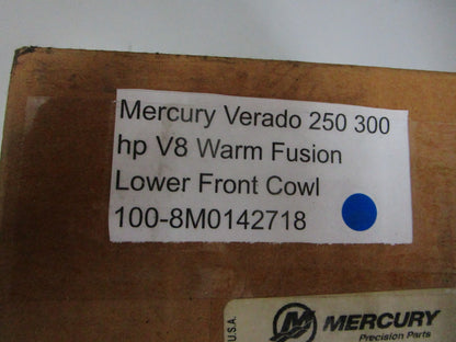 *NEW OEM* 0720 Mercury Verado 250 300 V8 Warm Fusion Lower Front Cowl 8M0142718