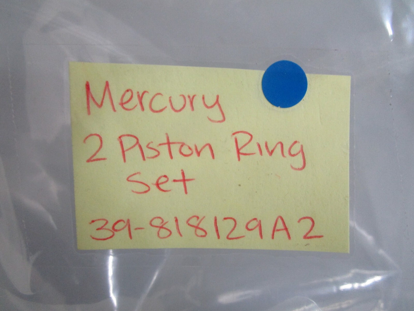 *NEW OEM* 0810 Mercury Quicksilver 2 Piston Ring Set 39-818129A2