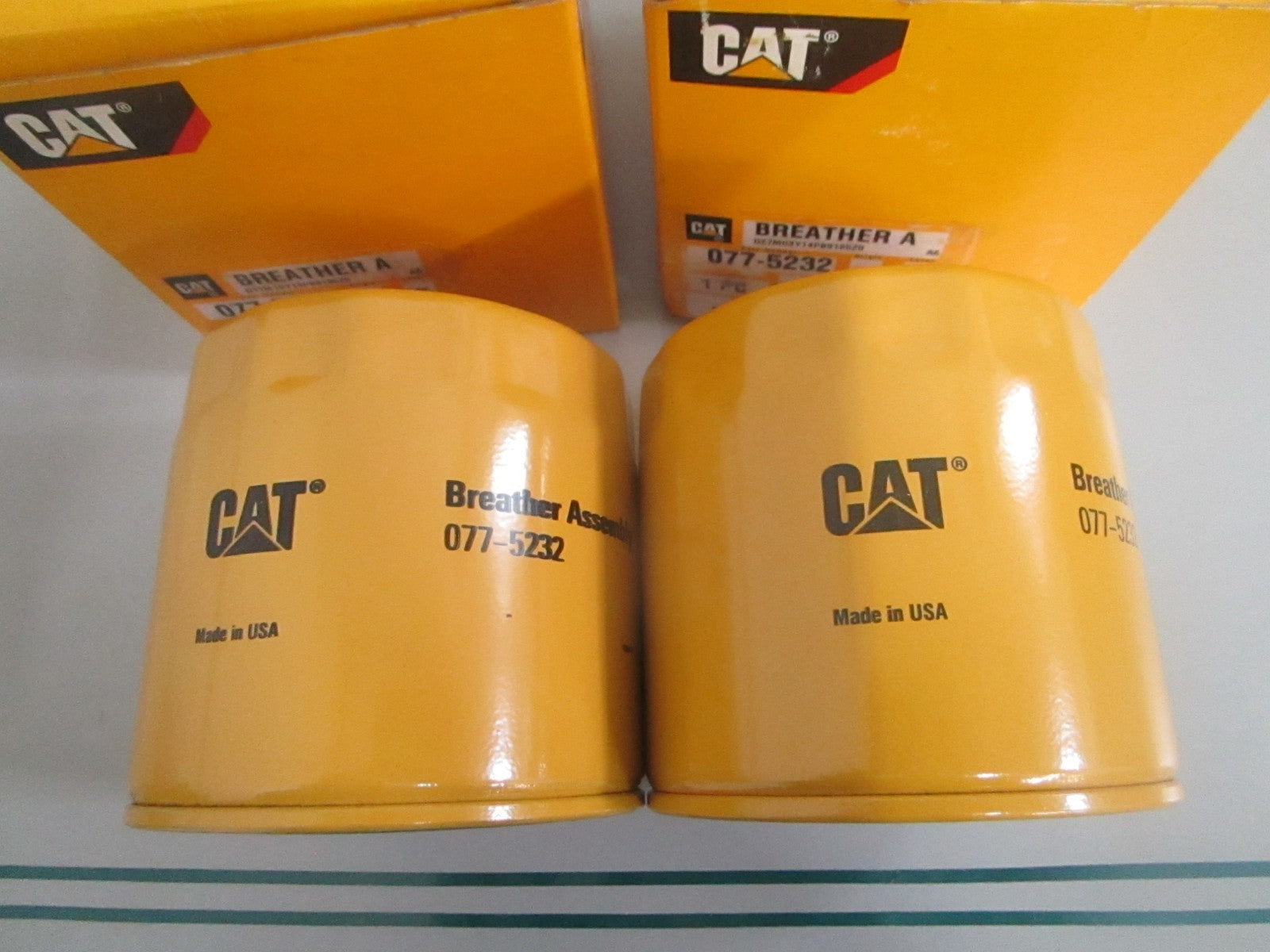 Caterpillar 077-5232 Hydraulic Breather Filter Element LOT OF 2 NEW OEM 0820