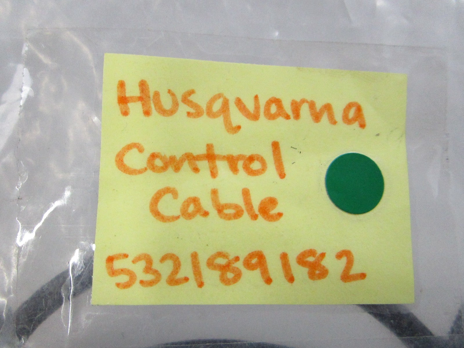 NEW OEM 532189182 Husqvarna Control Cable 0810