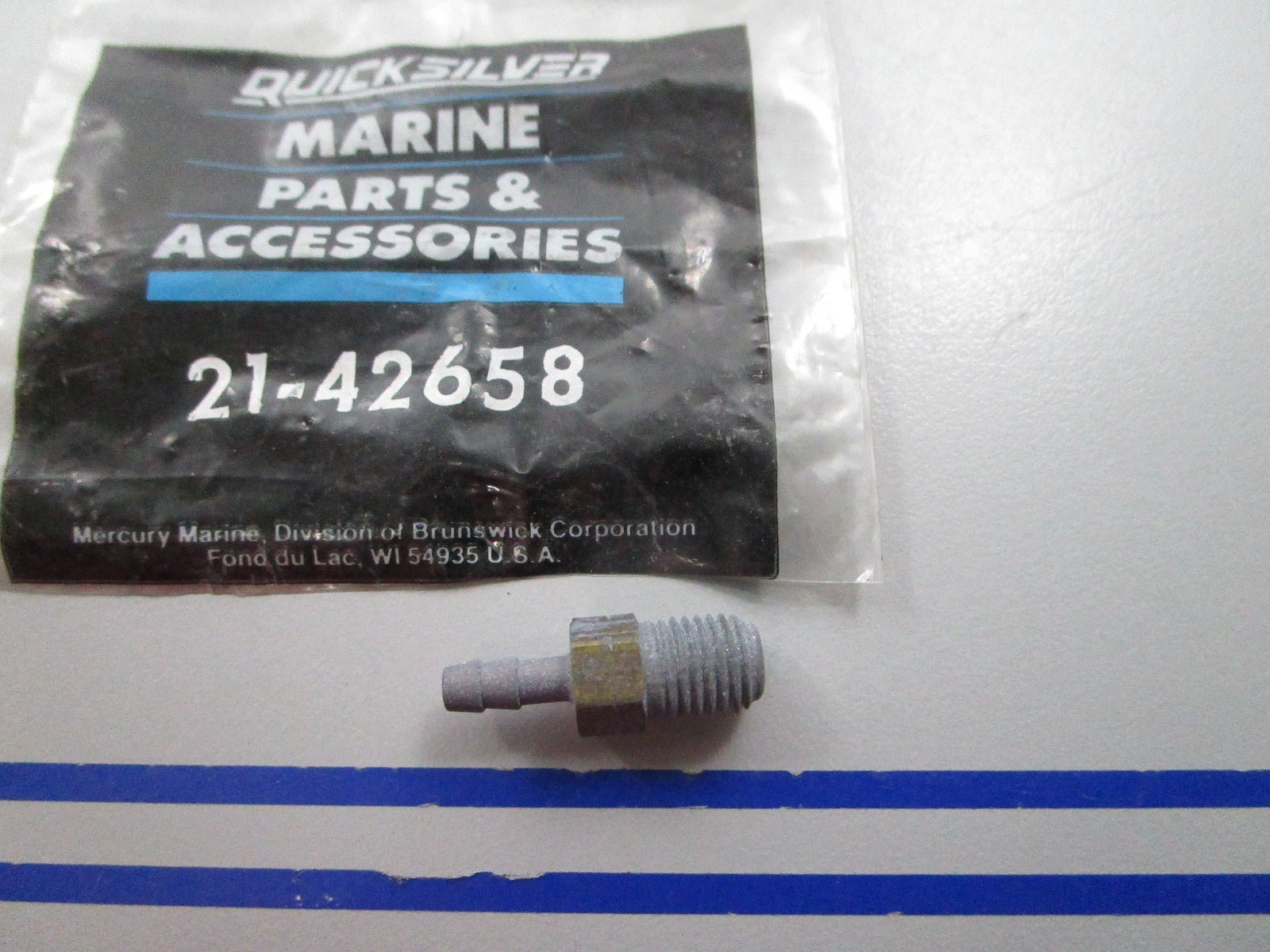 NEW OEM 21-42658 Mercury Quicksilver Check Valve 0810