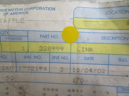 *NEW OEM* 0810 OMC Johnson Evinrude Link 328999 0328999