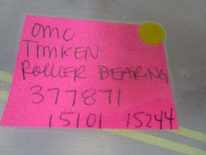 *NEW OEM* 0720 OMC Johnson Evinrude Timken Roller Bearing 377871 0377871