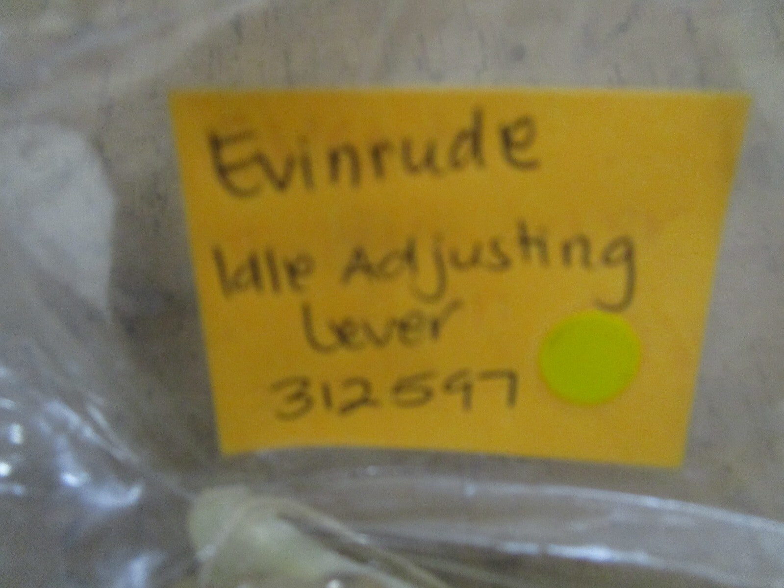 *NEW OEM* 0750 OMC Johnson Evinrude IDLE ADJUSTING LEVER 312597 0312597