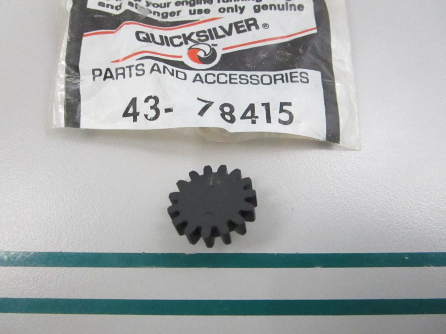 NEW OEM 43-78415 Mercury Quicksilver Idle Gear 0810