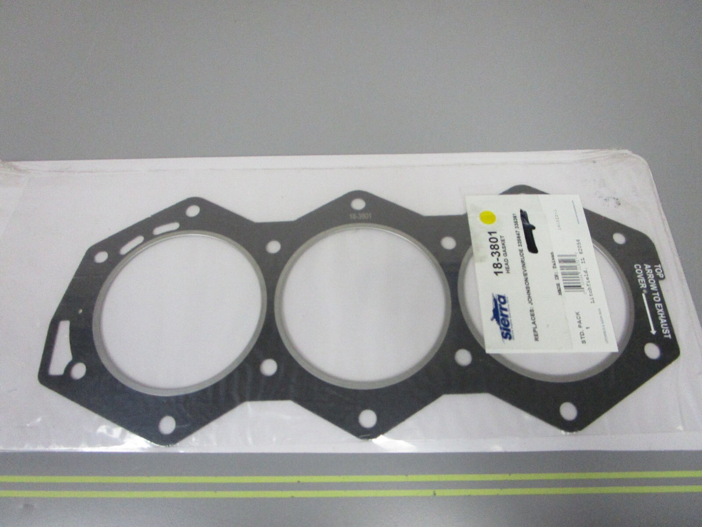 *NEW* 0720 Sierra Head Gasket 18-3801 Replaces: OMC Evinrude 325647 335361