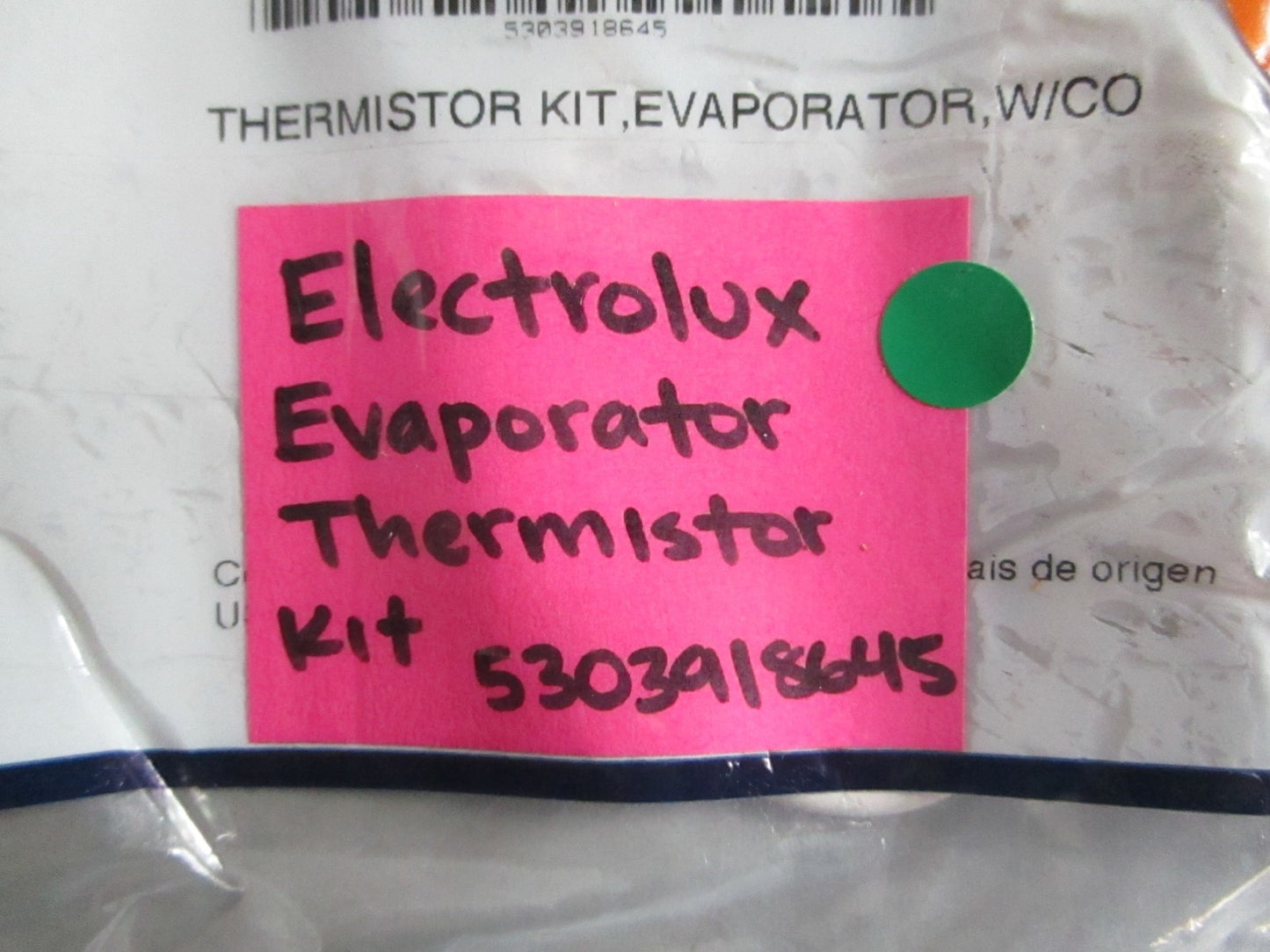 NEW OEM 5303918645 Electrolux Evaporator Thermistor Kit 0820
