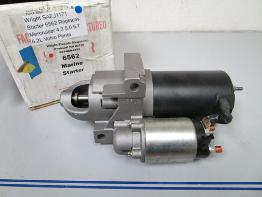 *NEW* 0720 Wright SAEJ1171 Starter 6562 Replace Mercruiser Volvo 4.3 5.0 5.7 6.2