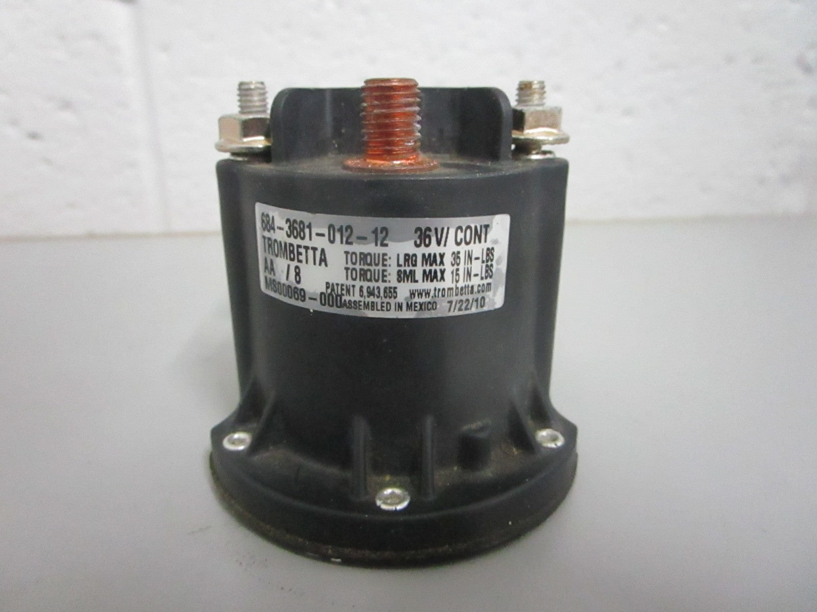NEW OEM 684-3681-012-12 Trombetta 36V Solenoid 0820