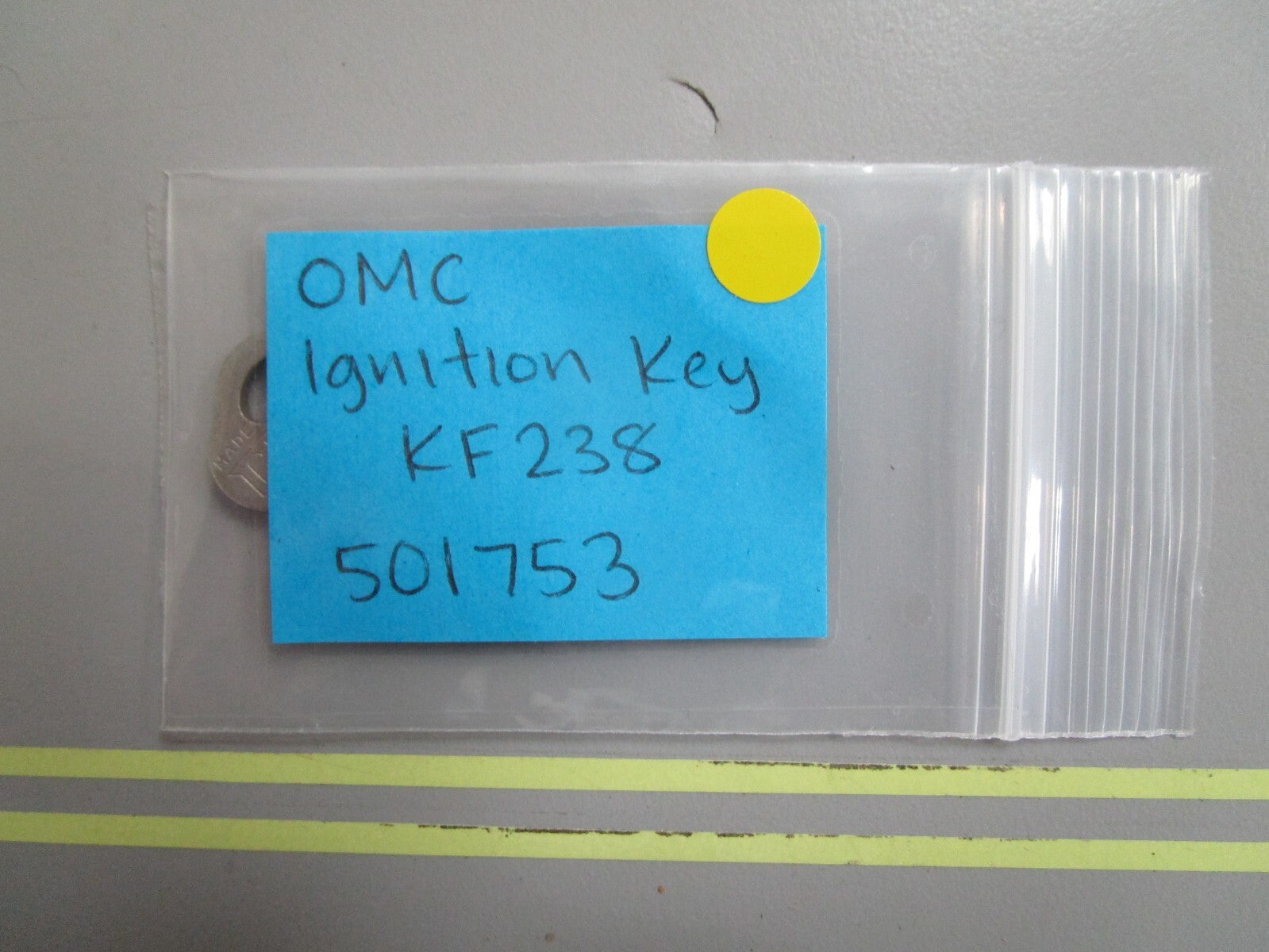 *NEW OEM* 0810 OMC Johnson Evinrude Ignition Key KF238 501753 0501753