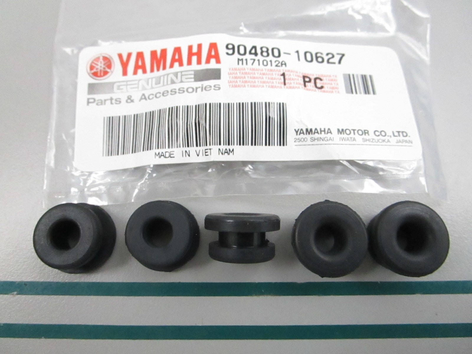NEW OEM (LOT OF 5) 90480-10627-00 Yamaha Grommet 0810