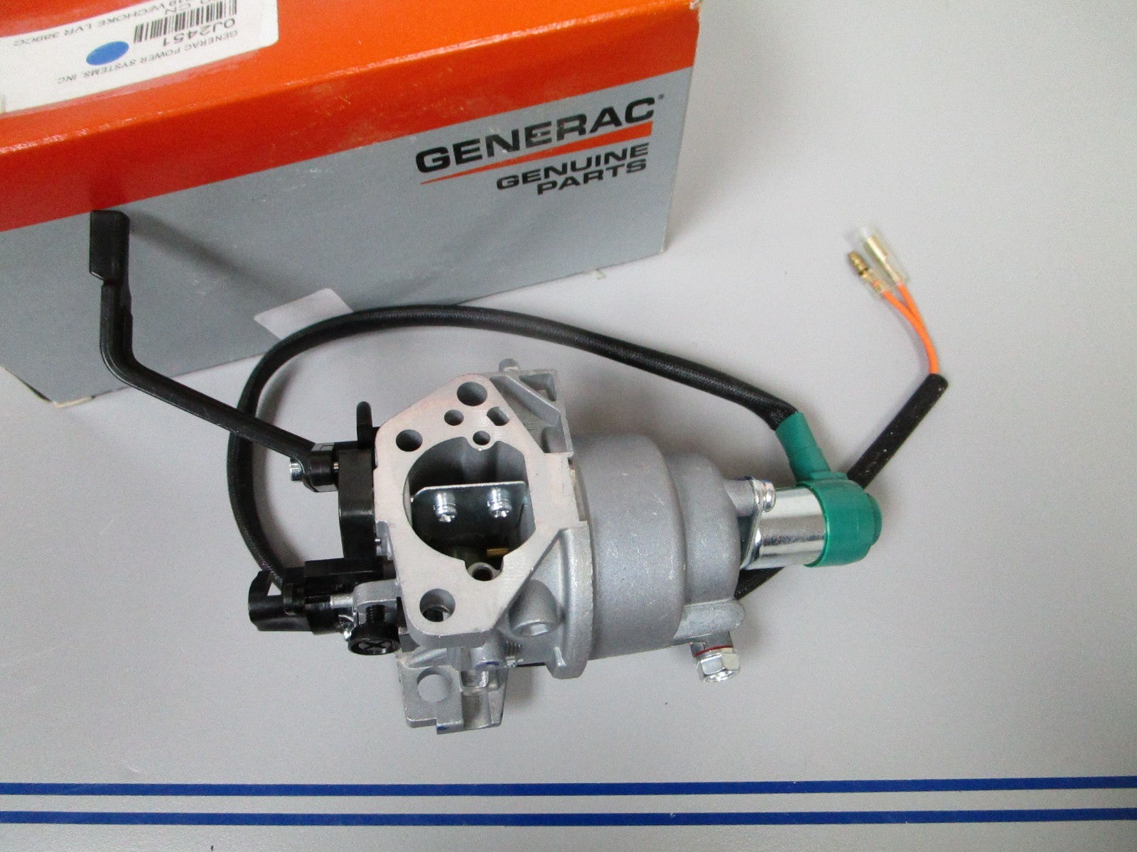 NEW OEM 0J2451 Generac 386CC Carburetor G19 Choke Lever Assembly 0720
