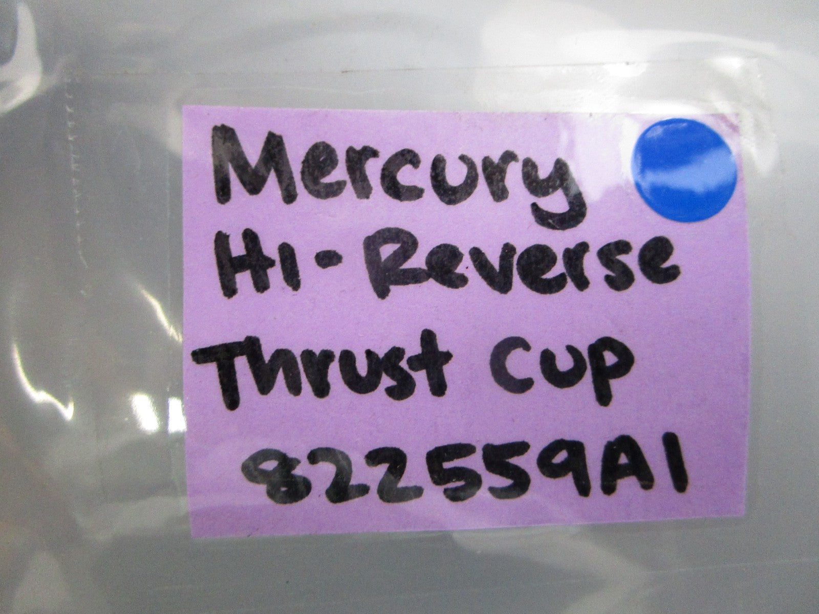 NEW OEM 822559A1 Mercury Quicksilver Hi-Reverse Thrust Cup 0810