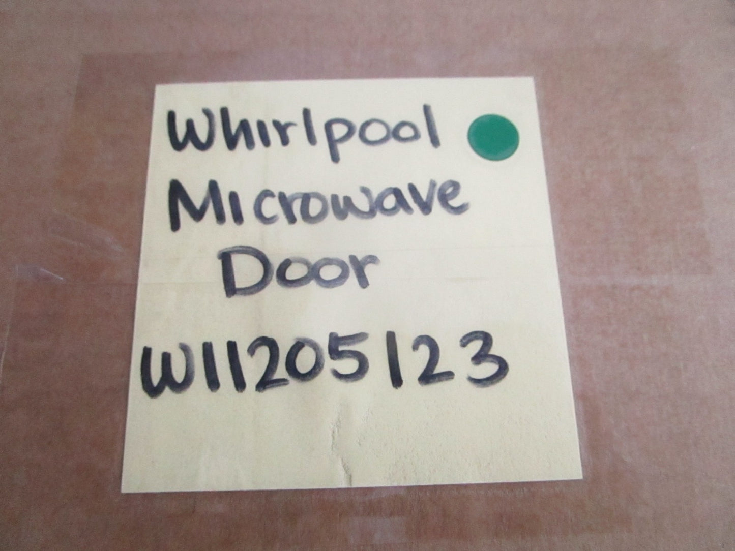 NEW OEM W11205123 Kitchen Aid Whirlpool Microwave Door 0820