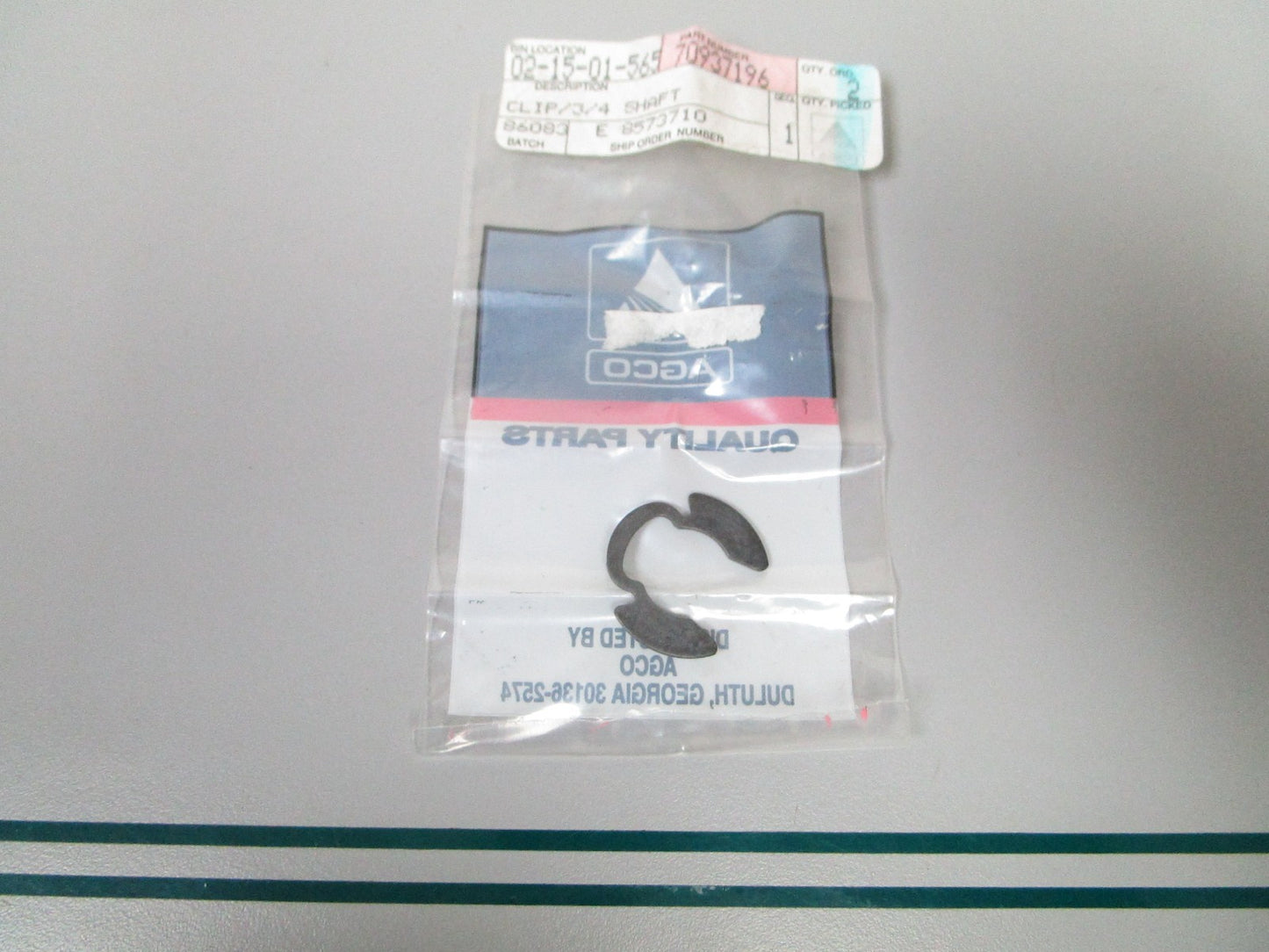 NEW OEM 70937196 AGCO Clip 0810