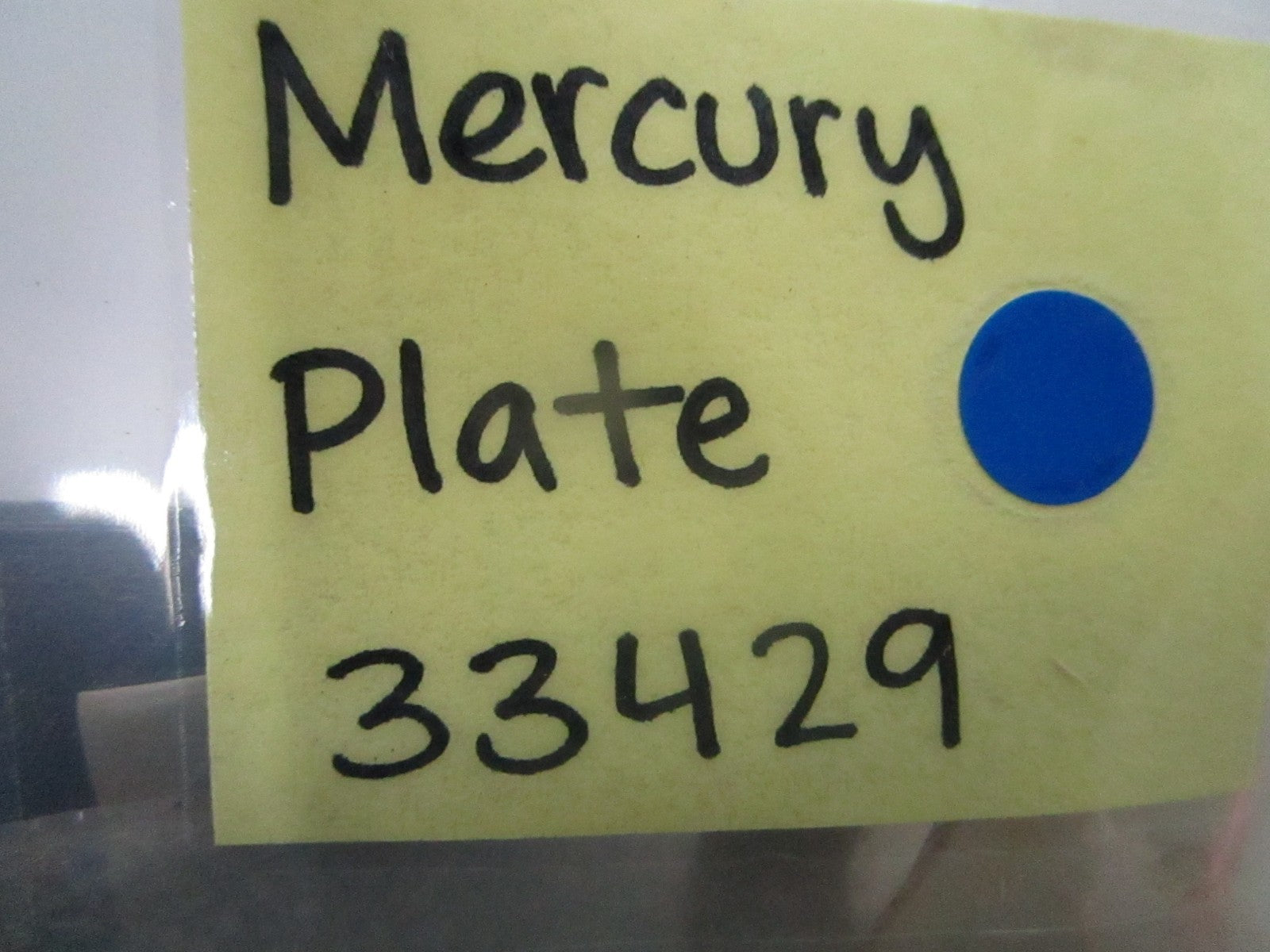 *NEW OEM* 0810 Mercury Quicksilver Plate 33429