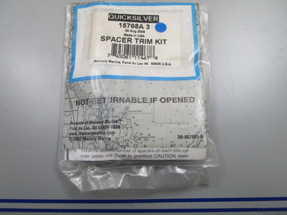 *NEW OEM* 0810 Mercury Quicksilver Spacer Trim Kit 15768A 3