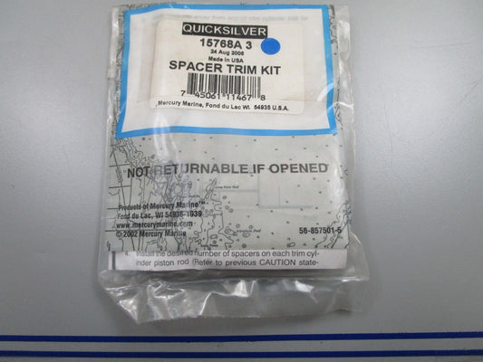 *NEW OEM* 0810 Mercury Quicksilver Spacer Trim Kit 15768A 3