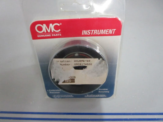 *NEW OEM* 0820 OMC Johnson Evinrude Tech Series Hourmeter 174688 0174688