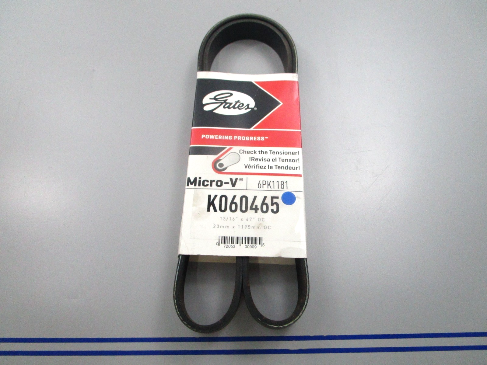 NEW K060465 Gates Micro-V Serpentine Belt 0810