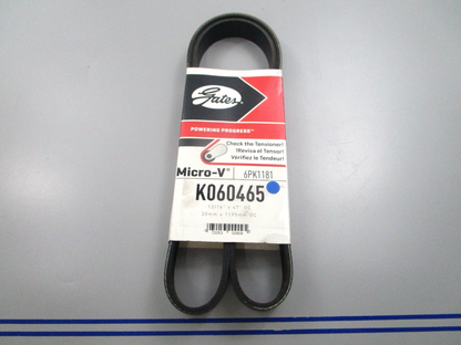 NEW K060465 Gates Micro-V Serpentine Belt 0810