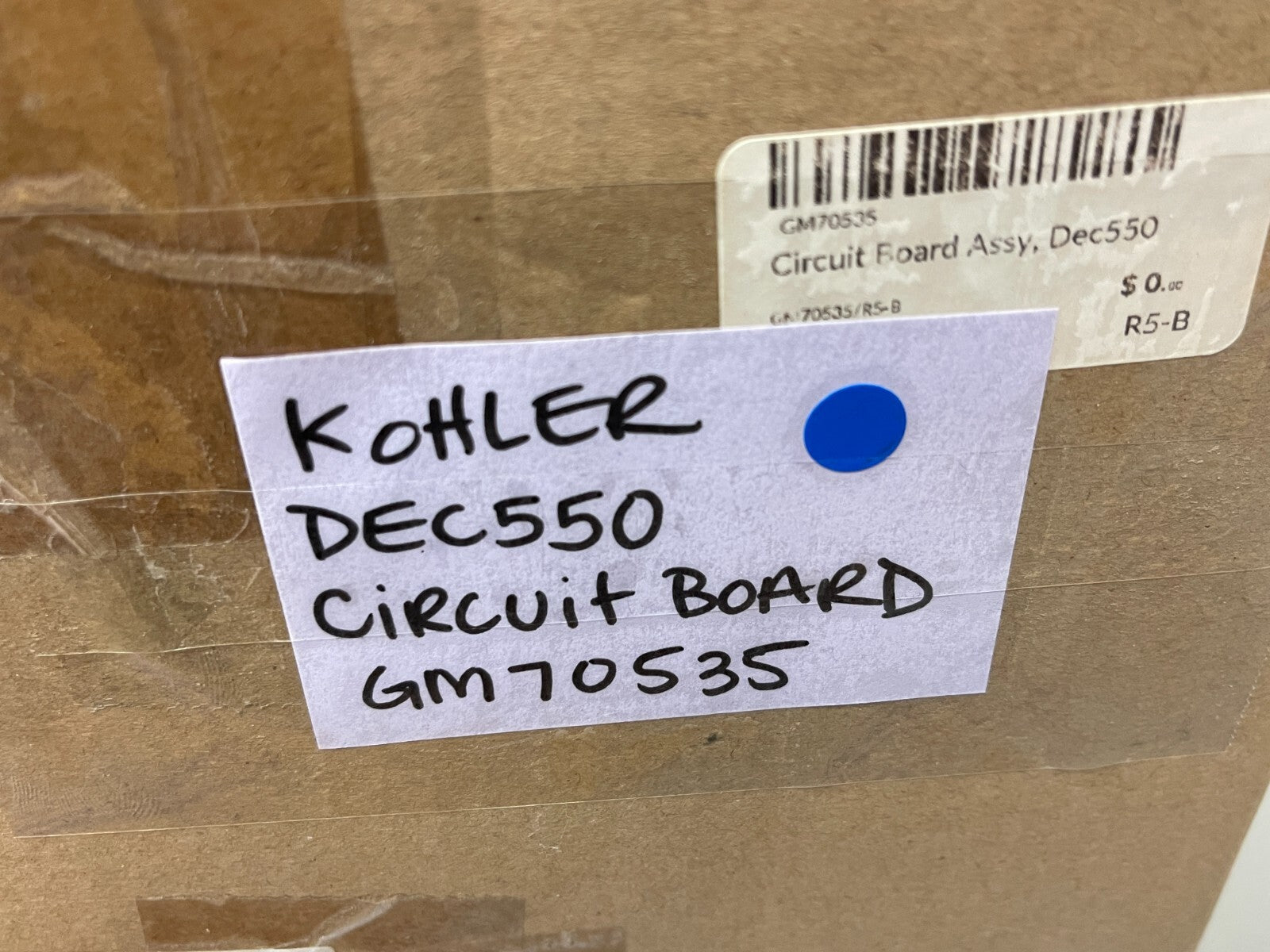 *NEW OEM* *1 YEAR WARRANTY* 0720 Kohler DEC550 Circuit Board GM70535