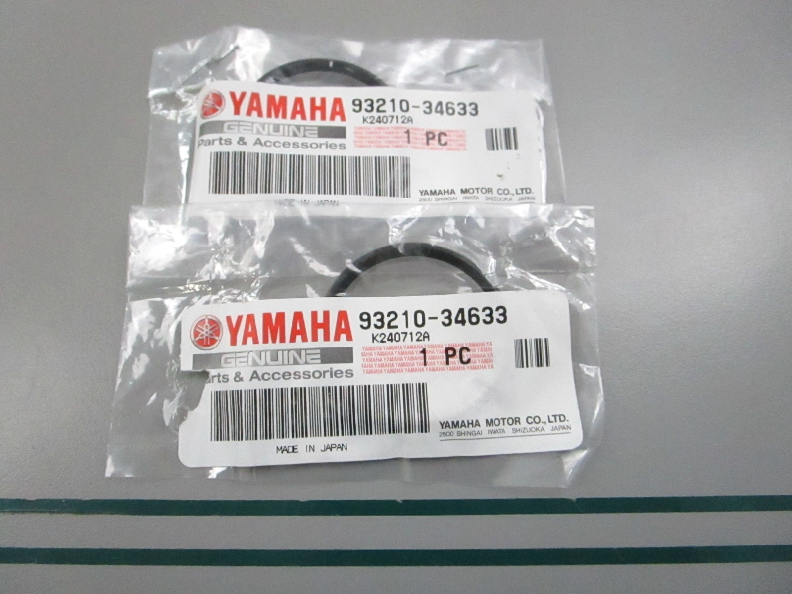 NEW OEM (LOT OF 2) 93210-34633-00 Yamaha O-Ring 0810