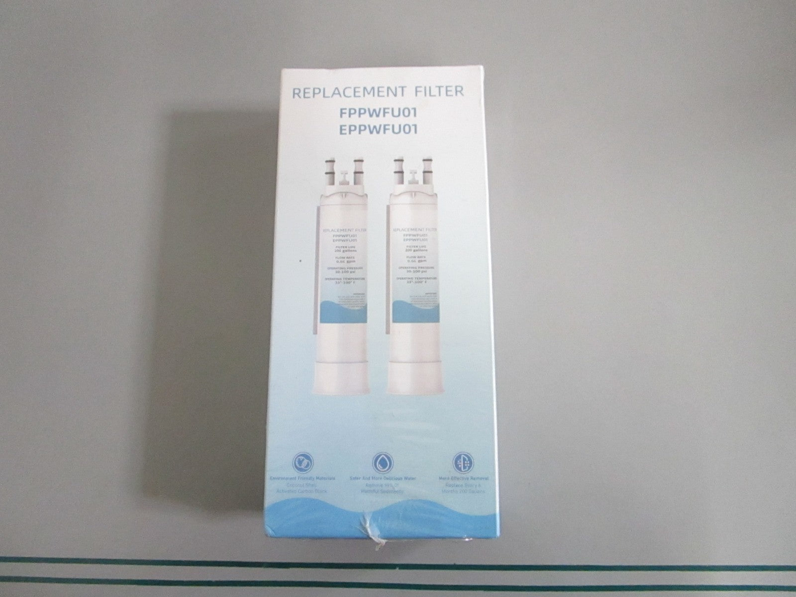 Frigidaire Replacement Water Filter LOT OF 2 FPPWFU01 EPPWFU01 NOS 0820