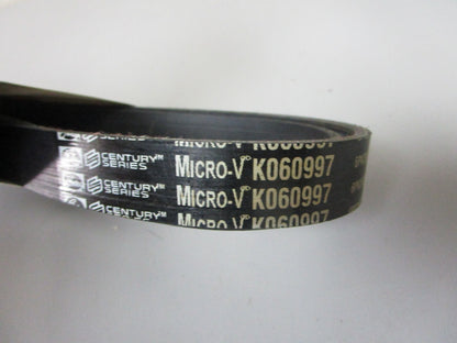 NEW K060997 Gates Micro-V 13/16" x 100 ¼" Serpentine Belt 0720