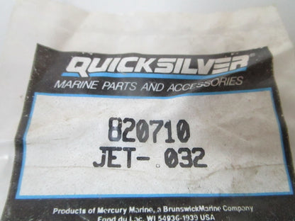 NEW OEM 820710 Mercury Quicksilver .032 Jet 0720
