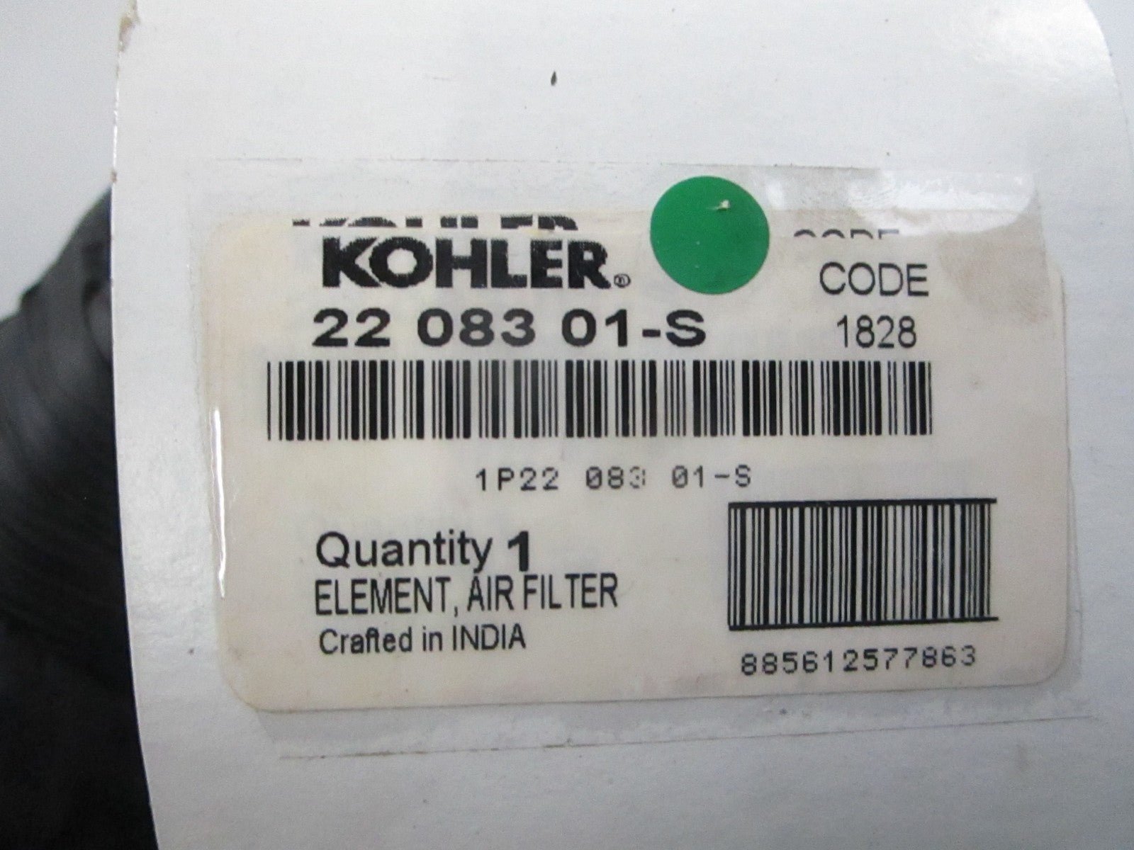 NEW OEM 22 083 01-S Kohler Air Filter 0810