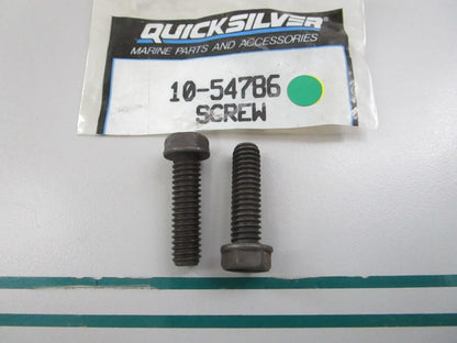 NEW OEM (LOT OF 2) 10-54786 Mercury Quicksilver Screw 0810