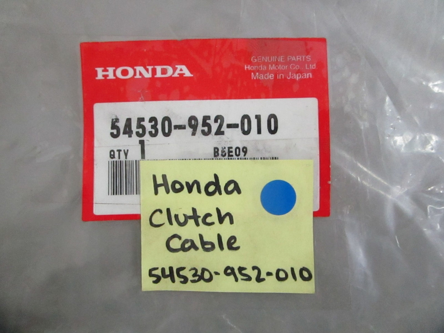 *NEW OEM* 0820 Honda Clutch Cable 54530-952-010
