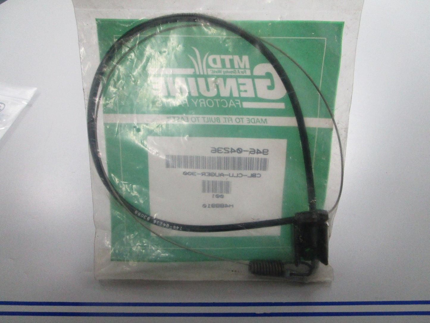 *NEW OEM* 0810 MTD Auger Clutch Cable 946-04236