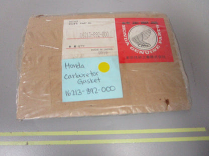 *NEW OEM* 0720 Honda Carburetor Gasket 16213-892-000