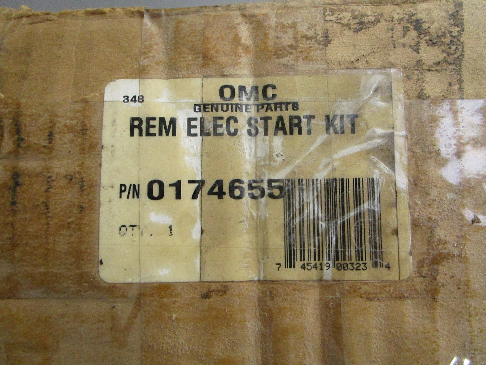 *NEW OEM* 0820 OMC Johnson Evinrude Remote Electric Start Kit 174655 0174655