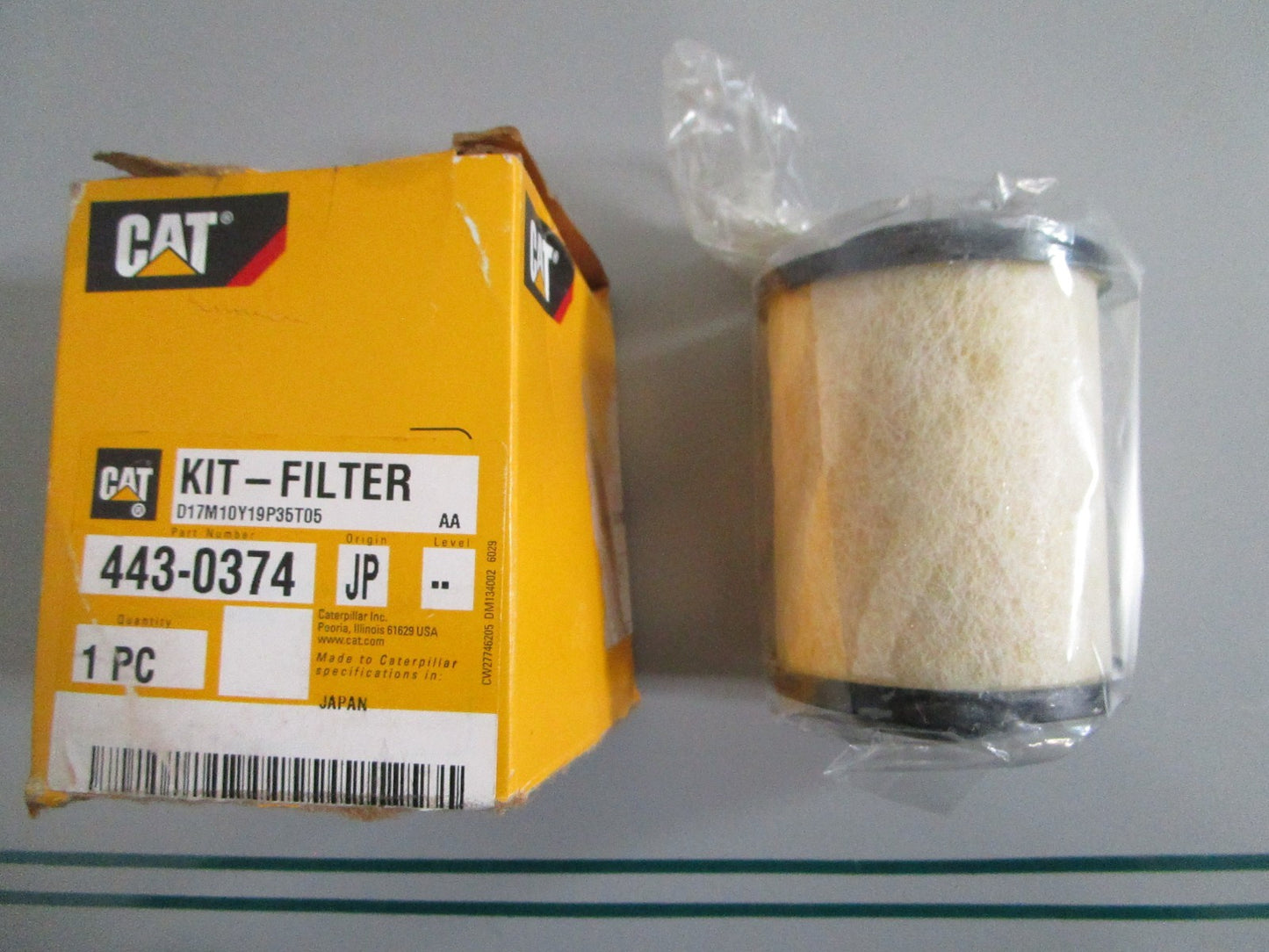 Caterpillar 443-0374 NEW OEM Oil Mist Separator Filter Kit CAT Engine NOS 0820