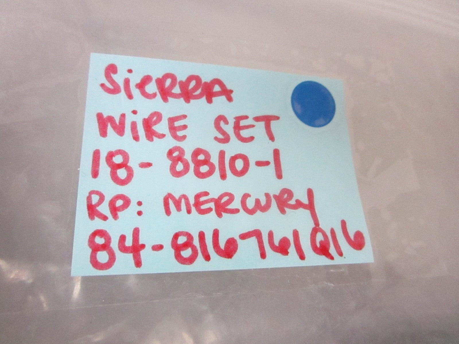 *NEW* 0820 Sierra Wire Set 18-8810-1 Rep: 84-816761Q16
